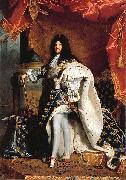 Hyacinthe Rigaud Louis XIV oil painting